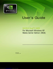 Nvidia DualTV User Manual