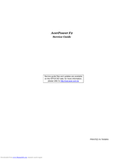 Acer AcerPower F2 Service Manual