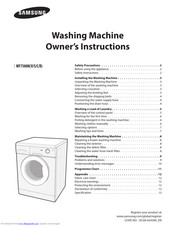 SAMSUNG WF7500R Owner's Instructions Manual