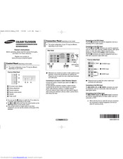 SAMSUNG TELEVISOR EN COLOR 29Z50 Owner's Instructions Manual