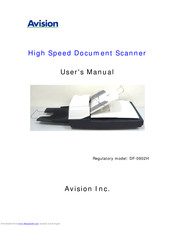 Avision DF-0902H User Manual