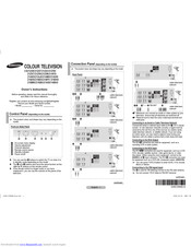 SAMSUNG CS-21B570EL Owner's Instructions Manual