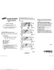 SAMSUNG CS 2Z45 Owner's Instructions Manual
