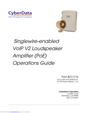 CyberData 11116 Operation Manual