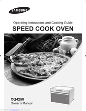 SAMSUNG CQ4250 Operating Instructions And Cooking Manual