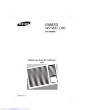 SAMSUNG AWT18WBHDE Owner's Instructions Manual