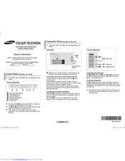 SAMSUNG CS 2Z45 Owner's Instructions Manual