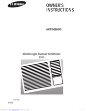 SAMSUNG AW24XSHEBD Owner's Instructions Manual