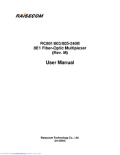 Raisecom RC801 User Manual