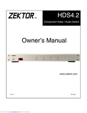 Zektor HDS4.2 Owner's Manual