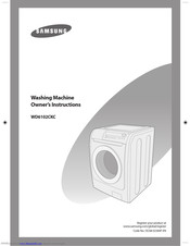 SAMSUNG WD6122CKS Owner's Instructions Manual