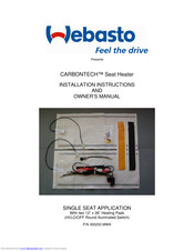 Webasto CARBONTECH Installation Instructions And Owner's Manual