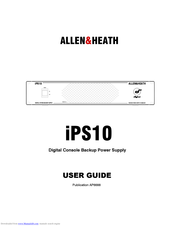 ALLEN & HEATH iPS10 User Manual