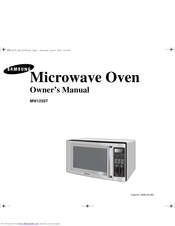 SAMSUNG MW123ST Owner's Manual