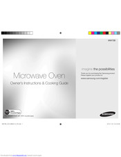 SAMSUNG MW73B Owner's Instructions & Cooking Manual
