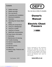 Defy C320 Owner's Manual