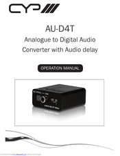 CYP AU-D4T Operation Manual