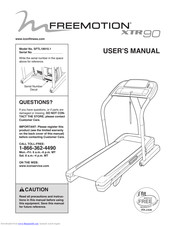 Freemotion xtr 2024 90 treadmill manual