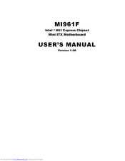 American Megatrends MI961F User Manual