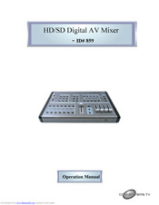 Converters.TV 859 Operation Manual