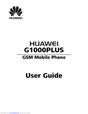 Huawei G1000PLUS User Manual