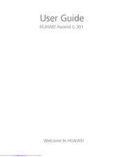 Huawei Ascend G 301 User Manual