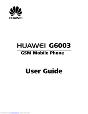 Huawei G6003 User Manual