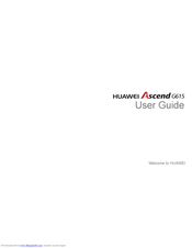 Huawei Ascend G615 User Manual