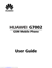 Huawei G7002 User Manual