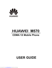 Huawei M570 User Manual