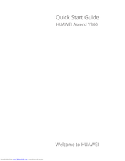 Huawei Y220-U05 Quick Start Manual