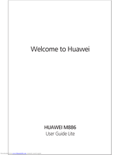Huawei M886 User Manual Lite