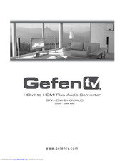 GefenTV GTV-HDMI-2-HDMIAUD User Manual