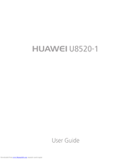 Huawei U8520-1 User Manual
