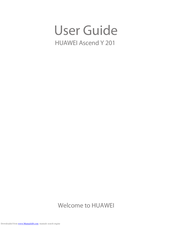 Huawei Ascend Y 201 User Manual
