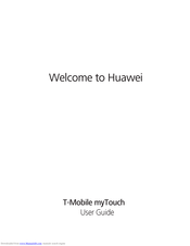 Huawei T-Mobile myTouch User Manual