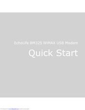 Huawei EchoLife BM325 Quick Start Manual