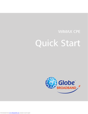 Huawei Globe BROADBAND Quick Start Manual