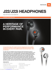 JBL J22i Features And Specifications