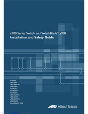 Allied Telesis SwitchBlade x900-12XS Installation And Safety Manual