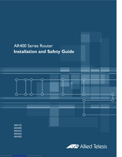 Allied Telesis AR440S Installation And Safety Manual