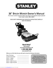 Stanley 36BDS Owner's Manual