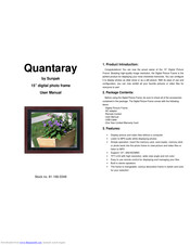Quantaray DPF15K User Manual