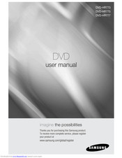 SAMSUNG DVD-HR777 User Manual
