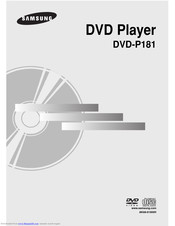 SAMSUNG DVD-P181 User Manual