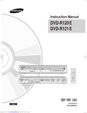 SAMSUNG DVD-R121E Instruction Manual