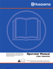 Husqvarna PZ 60 Operator's Manual