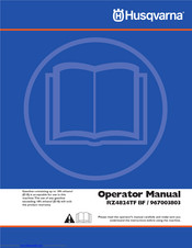 Husqvarna RZ4824TF Operator's Manual