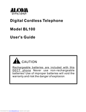 ALcom BL100 User Manual