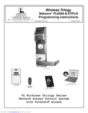Alarm Lock ETPLN Programming Instructions Manual